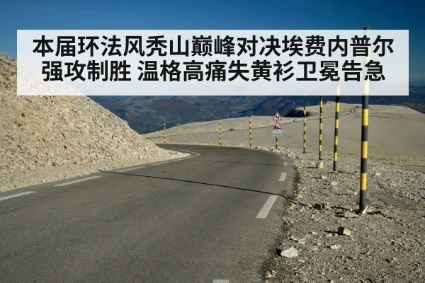 本届环法风秃山巅峰对决埃费内普尔强攻制胜 温格高痛失黄衫卫冕告急